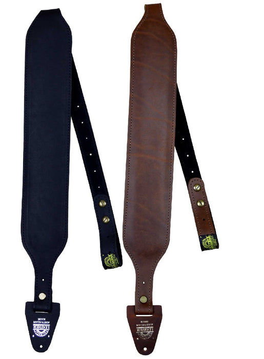 COLONIAL LEATHER - STRAIGHT GENUINE LEATHER PADDED GUN SLING