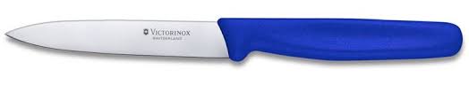 VICTORINOX PARING KNIFE 10CM POINTED BLADE BLUE
