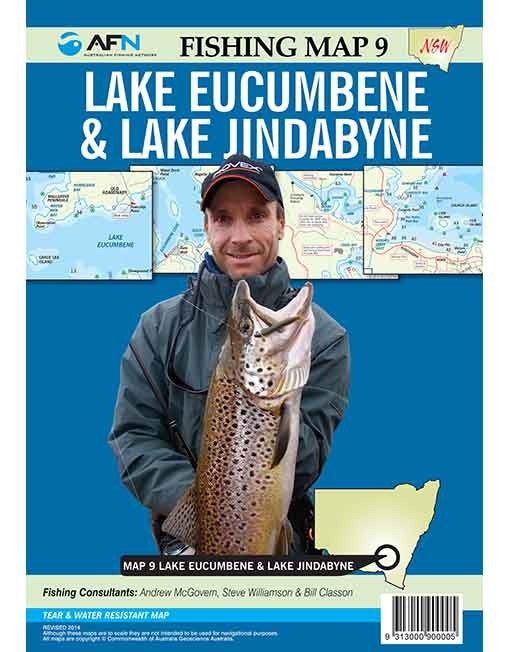 LAKE EUCUMBENE & LAKE JINDABYNE FISHING MAP 9