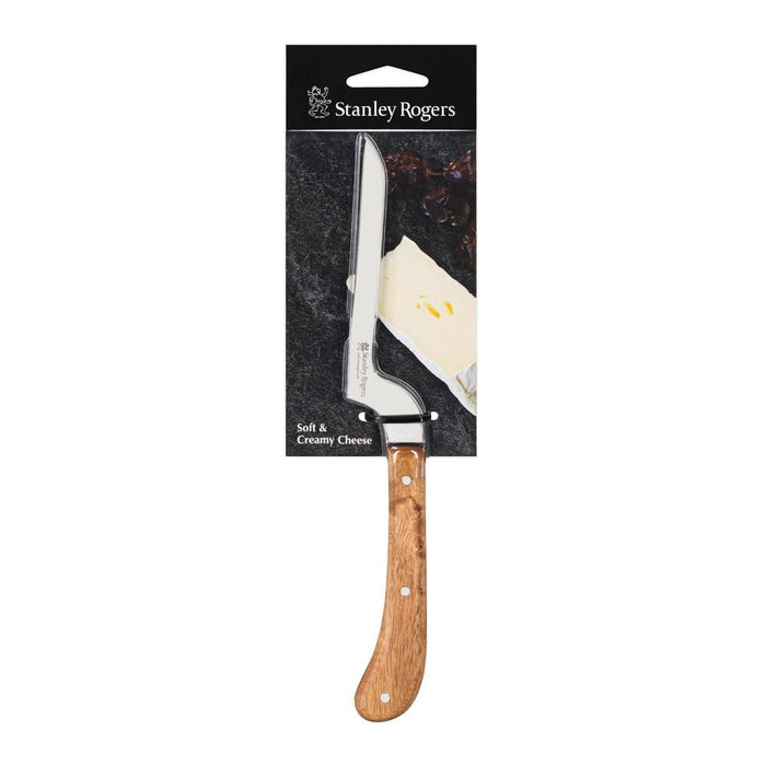 STANLEY ROGERS LONG SOFT CHEESE KNIFE ACACIA