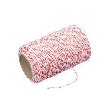 AVANTI BUTCHERS TWINE WITH CUTTER RED/WHITE
