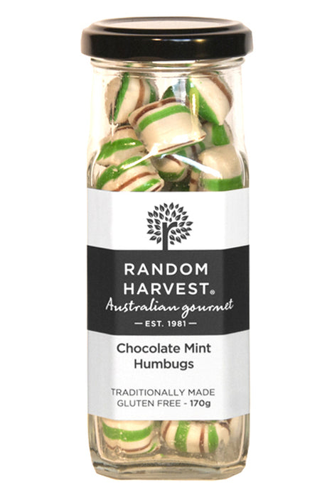 RANDOM HARVEST CHOCOLATE MINT HUMBUGS 170G