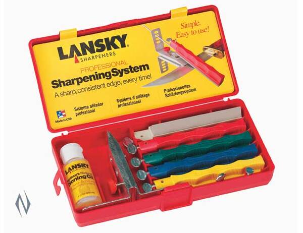 LANSKY PROFESSIONAL 5 STONE SHARPENING SYSTEM