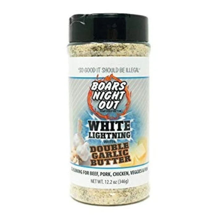 BOARS NIGHT OUT - WHITE LIGHTNING DOUBLE GARLIC BUTTER 346g